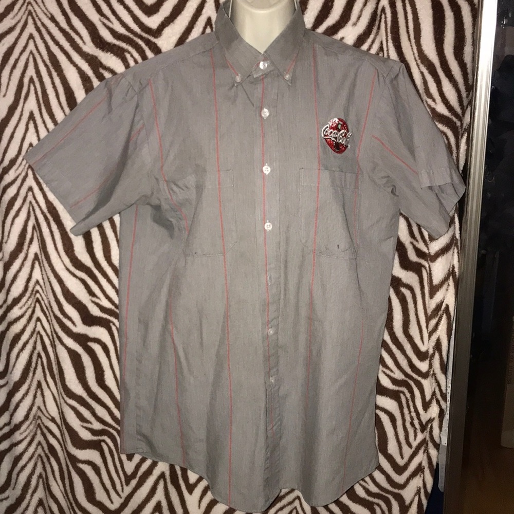 Coca Cola Medium button down 💕🔥 vintage shirt